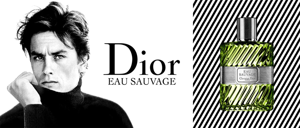DIOR Eau Sauvage EDT - Vintage Ad with Alain Delon