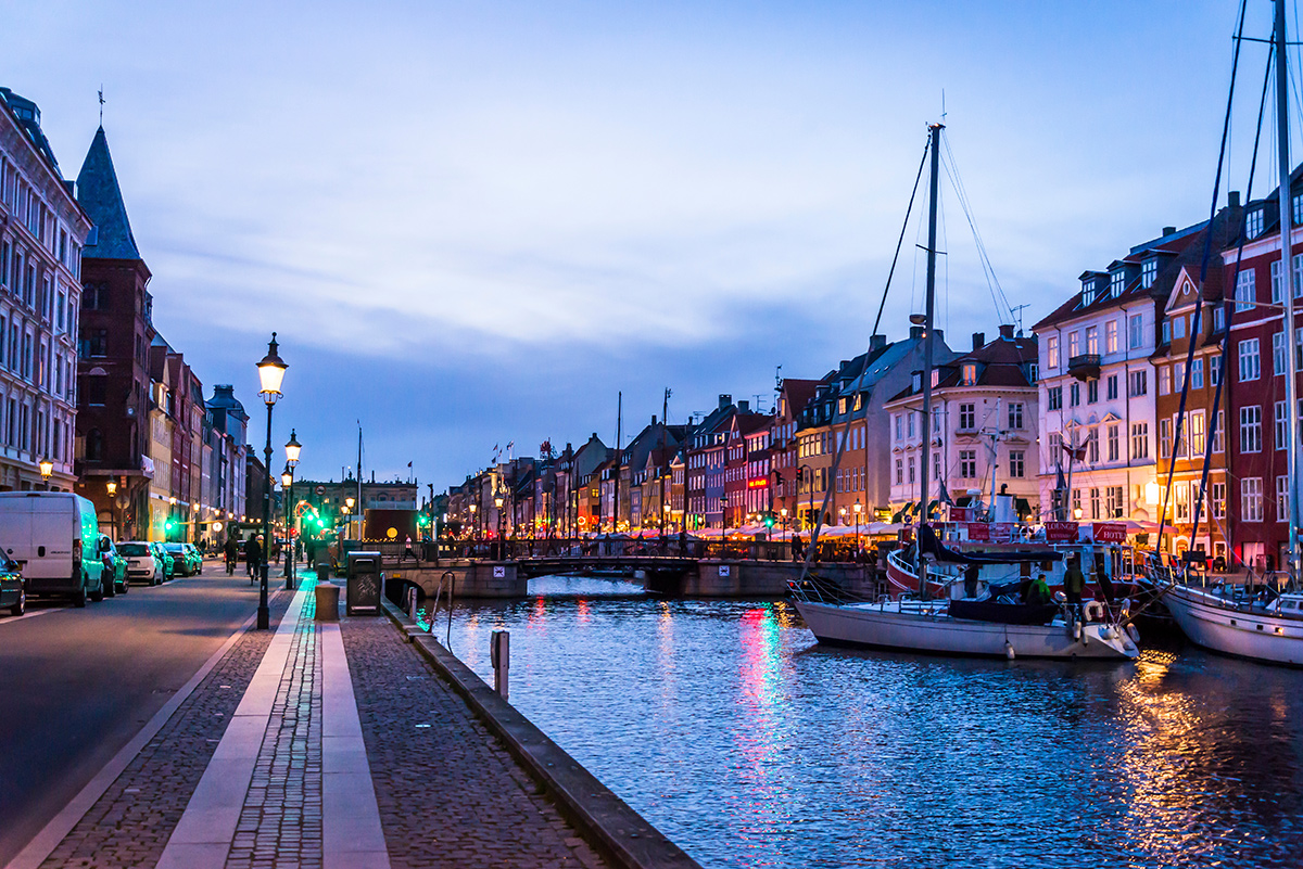 Christianshavn Port Kopenhaga Dania